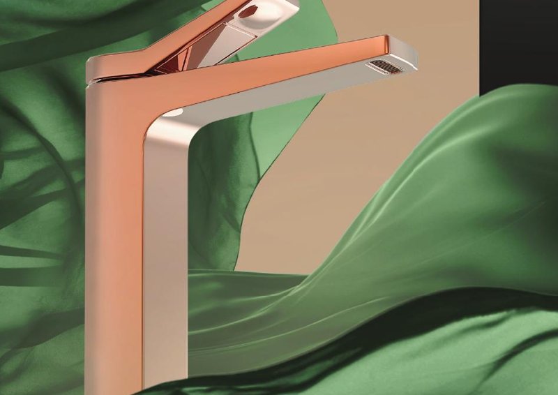 Hues coloured faucet
