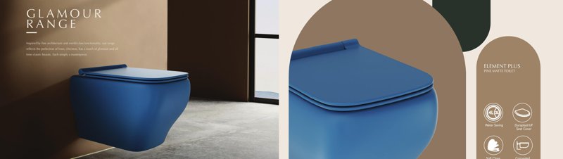 Element Plus Pine Matte Toilet