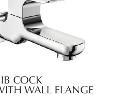 BIB COCK WITH WALL FLANGE