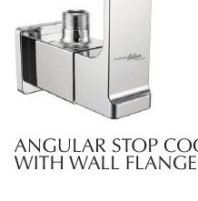 ANGULAR STOP COCK WITH WALL FLANGE