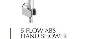SINGLE FLOW HAND SHOWER WITH 1 MTR. PVC HOSE PIPE