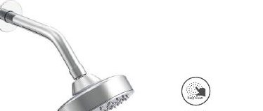 RAIN FLOW OVERHEAD SHOWER 100MM WITH 150MM ARM