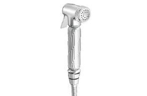 Health Faucet (Brass) with Double Lock 1 mtr. Brass Plated Flexible Pipe & Wall Hook