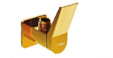 ANGULAR STOP COCK WITH WALL FLANGE