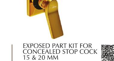 EXPOSED PART KIT FOR CONCEALED STOP COCK 15 & 20 MM