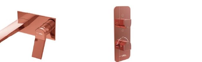 EXPOSED PART KIT FOR WALL MOUNTED BASIN MIXER