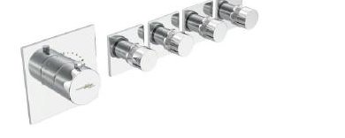 THERMOSTATIC VALVE 4 WAY VOLUME CONTROL