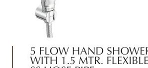 3 FLOW ABS HAND SHOWER