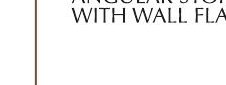 ANGULAR STOP COCK WITH WALL FLANGE