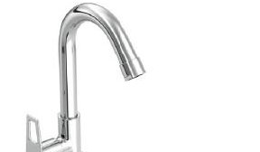 SWAN NECK TAP WITH LEFT HAND OPERATING KNOB