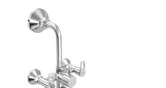 WALL MIXER WITH L BEND PIPE FOR OVERHEAD SHOWER