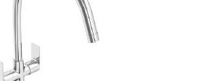 SWAN NECK TAP WITH LEFT HAND OPERATING KNOB