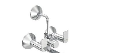 WALL MIXER WITH L BEND PIPE FOR OVERHEAD SHOWER
