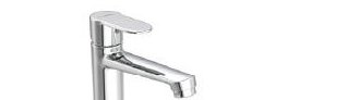 SINGLE LEVER BASIN MIXER TALL w/o Popup Waste