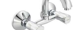 SINK MIXER WITH SWIVEL SPOUT (Wall Mounted)