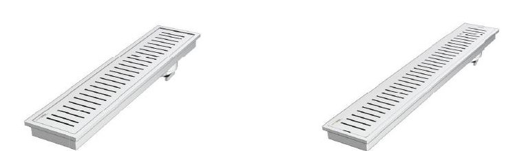 SHOWER DRAIN-450MM LINEAR PATTERN