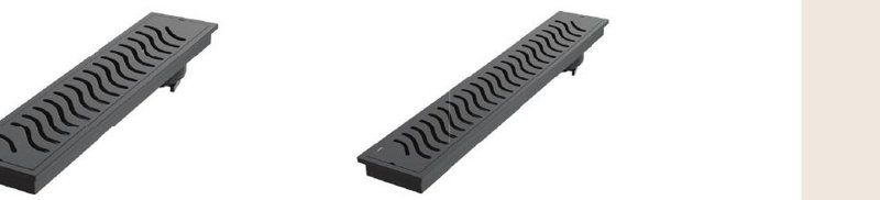 SHOWER DRAIN-600MM LINEAR PATTERN