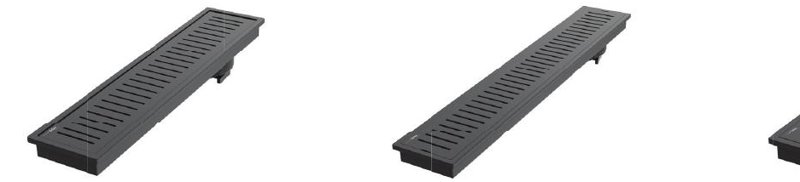SHOWER DRAIN-450MM WAVE PATTERN