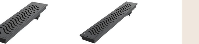 SHOWER DRAIN-600MM WAVE PATTERN