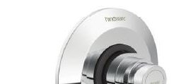 FV 40mm Dual Flush Round WT Soft Push