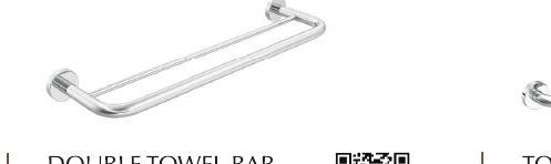 DOUBLE TOWEL BAR