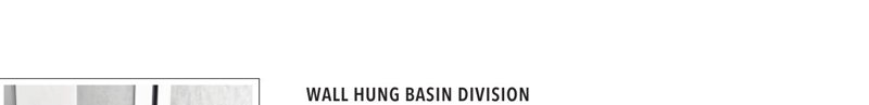 Wall Hung Basin Division