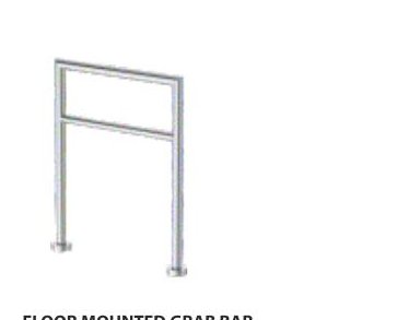 FLOOR MOUNTED GRAB BAR