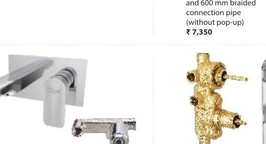 Wall mounted single lever basin mixer Concealed diverter 35 mm