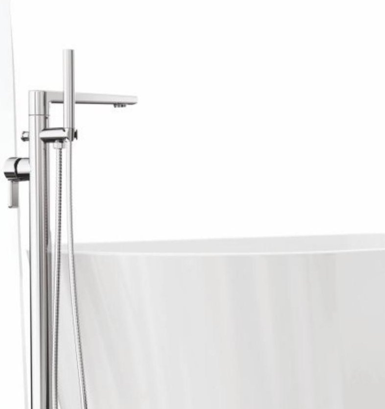 Wall-mounted Faucet with Hand Shower