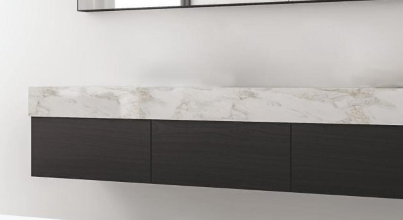 Bathroom Vanity with Marble Top