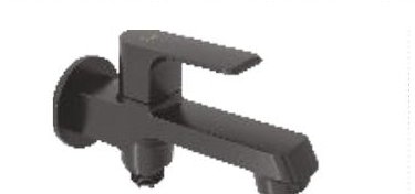 2-Way Bib cock with single handle and wall flange