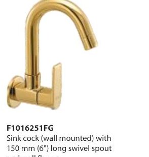 Sink cock (wall mounted)