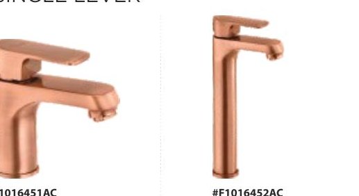 Single lever basin mixer with 450 mm braided connection pipe