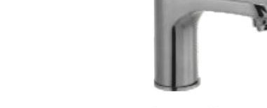 Single lever basin mixer with 450 mm braided connection pipe (without pop-up)