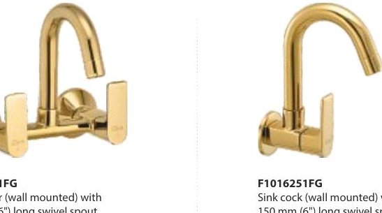 Sink mixer (wall mounted)