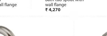 Angle cock with wall flange
