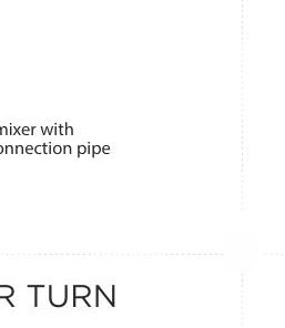 Bath tub spout with wall flange