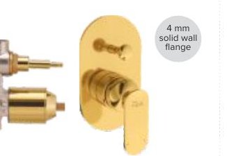 High flow single lever concealed diverter (Exposed part)