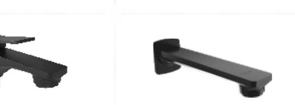 2 - Way Bib cock with single handle and wall flange