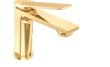 Single lever basin mixer with 450 mm braided connection pipe (without pop-up)