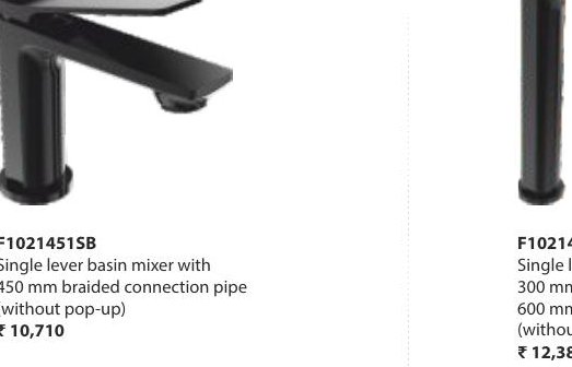 Single lever basin mixer