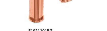 Single lever basin mixer with 300 mm (12") extended body, 600 mm braided connection pipe (without pop-up)