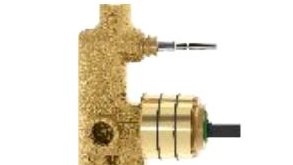 Concealed body for 5-way push type single lever concealed diverter