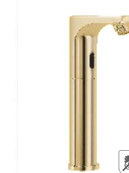 Deck mounted high neck sensor tap