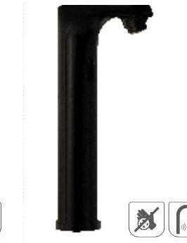 Deck mounted high neck sensor tap
