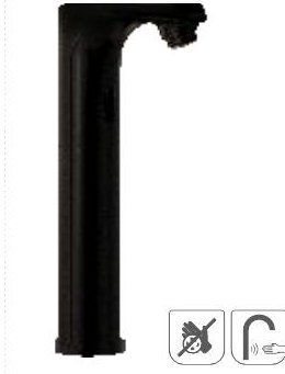 Deck mounted high neck sensor tap