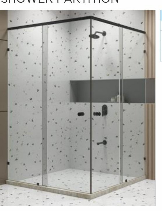ENCLAVE-B - CORNER SLIDING SHOWER PARTITION