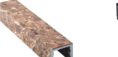 Solid surface polymer Ledge - 2 mtr