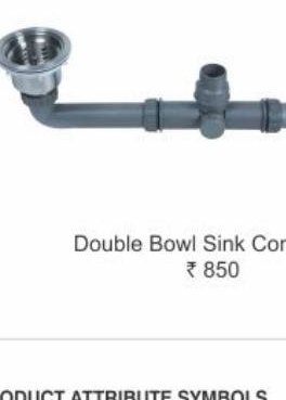 Double Bowl Sink Connector