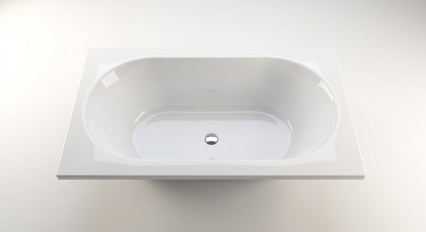 NBT 002 Rectangular Twin Bathtub